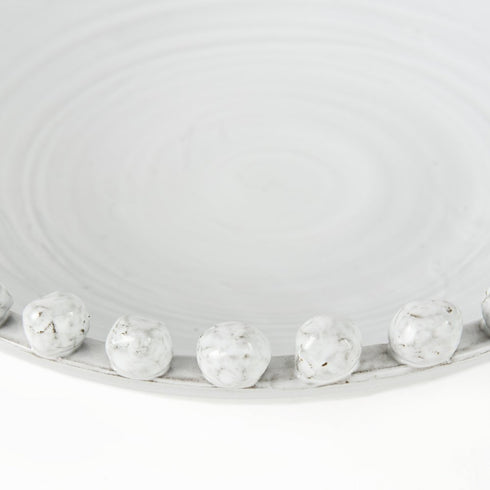 4" Off White Ceramic Tabletop Sculpture