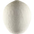 23" White Cylinder Ceramic Floor Vase