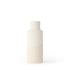 11" Beige And White Color Block Ceramic Cylinder Table Vase