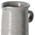 12" Gray Cylinder Ceramic Urns Jars