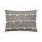 Dark Blue And Beige Lumbar Accent Pillow Cover