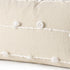 Clouds On Cream Canvas Lumbar Pillow Cover