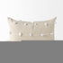 Clouds On Cream Canvas Lumbar Pillow Cover
