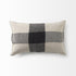 Beige And Black Plaid Pattern Lumbar Throw Pillow Cover