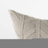 Light Gray Chevron Textured Pillow Cover