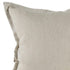 Cream Bordered Pillow Cover