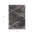 8' X 11' Gray Modern Distressed Lines Area Rug