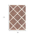 8' X 11' Beige Geometric Area Rug