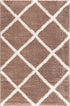 8' X 11' Beige Geometric Area Rug