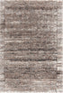 5' X 8' Ivory And Brown Retro Mod Area Rug