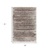 5' X 8' Ivory And Brown Retro Mod Area Rug