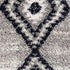 8' X 11' Gray And Navy Boho Chic Area Rug