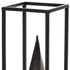 13" Black Metal Tabletop Sculpture