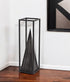 13" Black Metal Tabletop Sculpture