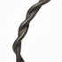 23" Black Metal Round Braided Tabletop Sculpture