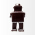 7" Silver Metal Robot Shaped Sculpture