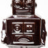 7" Silver Metal Robot Shaped Sculpture