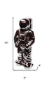 Over The Moon Silverplated Astronaut Sculpture