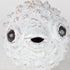 6" White Metal Tabletop Sculpture