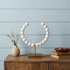 Petite White Beaded Sculpture