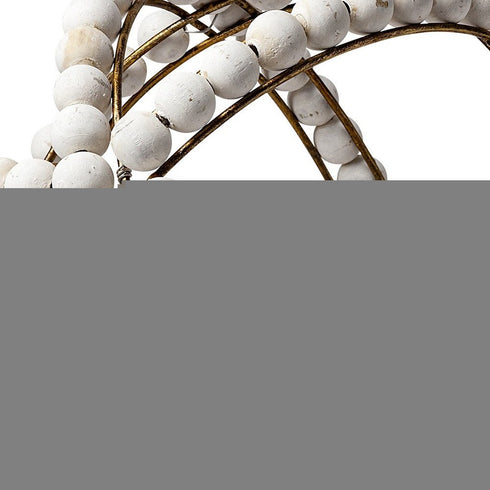 12" White Tabletop Sculpture