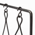 19" Charcoal Metal Vintage Spice Rack Tabletop Sculpture