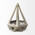 Khaki Crackle Glaze Ceramic Conical Sculpture