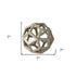 Khaki Crackle Glaze Ceramic Geometric Sculpture