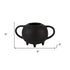 Black Matte Metal Italian Inspired Bowl