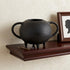 Black Matte Metal Italian Inspired Bowl