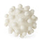 6" Ivory Resin Knobby Nubs Orb Tabletop Sculpture