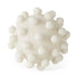 6" Ivory Resin Knobby Nubs Orb Tabletop Sculpture