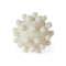 5" Ivory Resin Knobby Nubs Orb Tabletop Sculpture