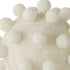 5" Ivory Resin Knobby Nubs Orb Tabletop Sculpture