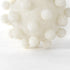 5" Ivory Resin Knobby Nubs Orb Tabletop Sculpture