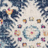 8' X 10' Blue and Ivory Oriental Area Rug