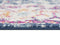 8' X 10' Blue and Ivory Oriental Area Rug