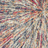 8' X 11' Cream Celestial Burst Abstract Area Rug
