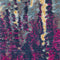 9' X 13' Gray and Magenta Abstract Area Rug