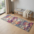 8' X 10' Blue and Ivory Abstract Area Rug