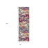 8' X 10' Blue and Ivory Abstract Area Rug