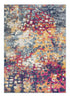 8' X 10' Blue and Ivory Abstract Area Rug