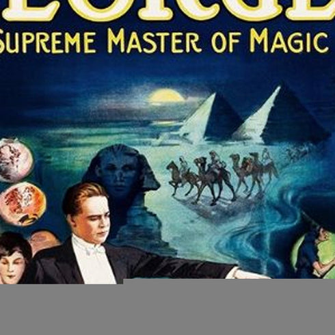 George The Supreme Master Vintage Magic Unframed Print Wall Art