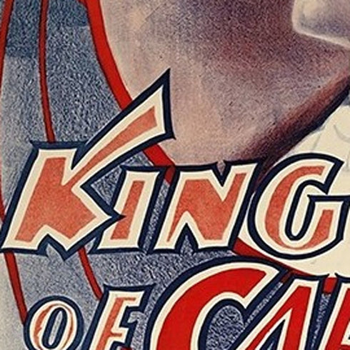 8.5" X 11" Houdini King Of Cards Vintage Magic Poster Wall Art