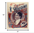 8.5" X 11" Houdini King Of Cards Vintage Magic Poster Wall Art