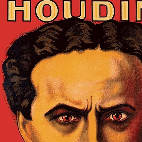 8.5" X 11" Houdini Master Of Mystery Vintage Magic Poster Wall Art