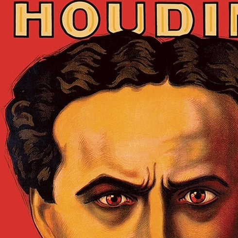 8.5" X 11" Houdini Master Of Mystery Vintage Magic Poster Wall Art