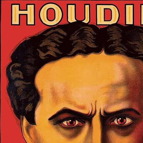 8.5" X 11" Houdini Master Of Mystery Vintage Magic Poster Wall Art