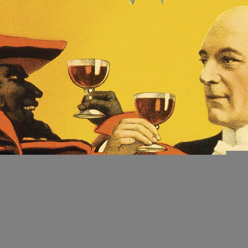 Kellar Having Drinks With The Devil Vintage Magic Unframed Print Wall Art