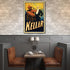 Kellar Having Drinks With The Devil Vintage Magic Unframed Print Wall Art